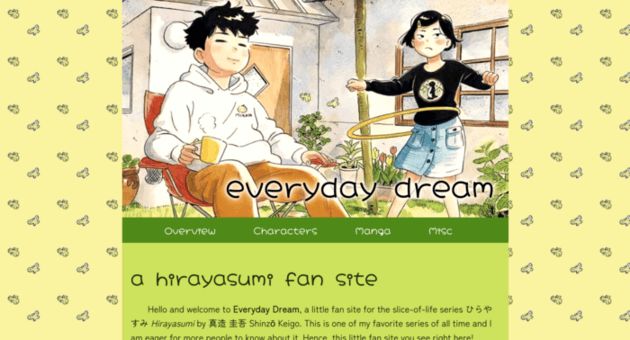 Screenshot of Everyday Dream with the changes described below