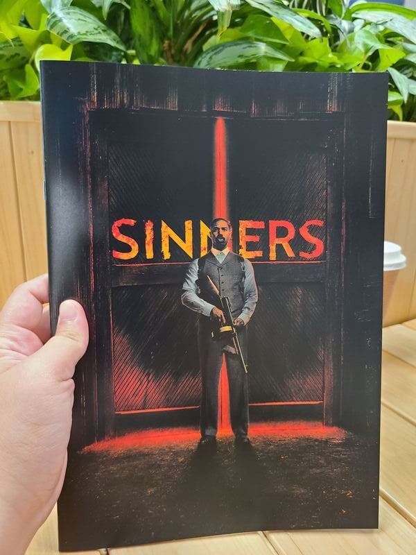 Printed program for the movie Sinners in Japanese